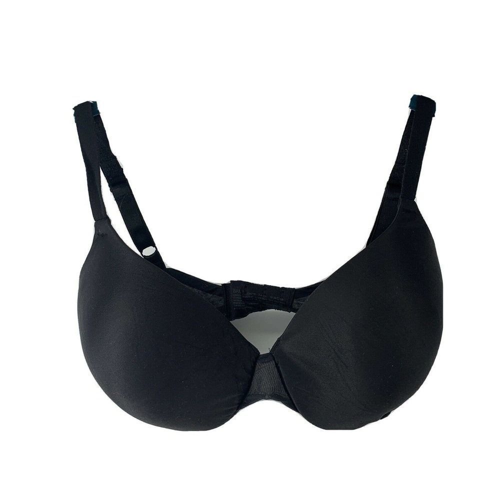 Bali 34DD Underwire Concealing Petal Bra Black